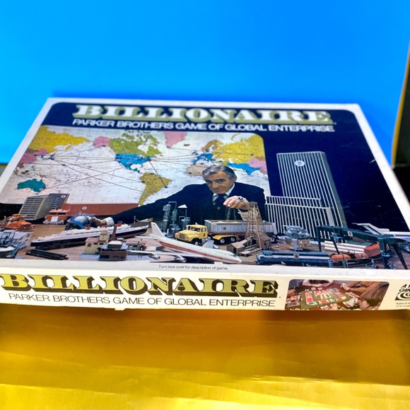 PARKER BROTHERS VINTAGE 1973 BILLIONAIRE BOARD GAME OF GLOBAL ENTERPRISE #43 - Picture 9 of 13